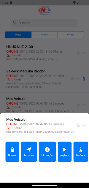 FORT GPS Screenshot 1