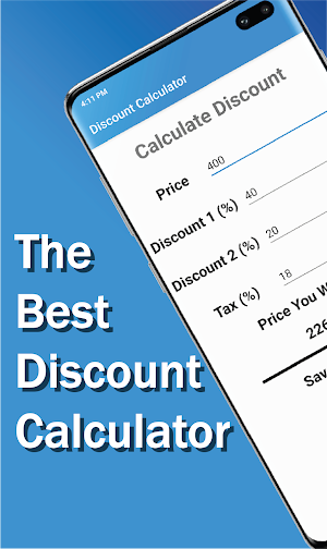 Discount-Tax Calculator Screenshot 0