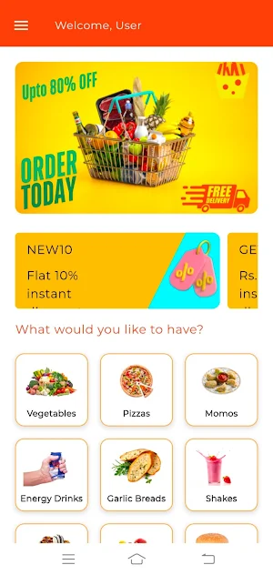 Jingola: Grocery Delivery App Screenshot 1