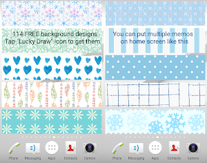 Sticky Memo Notepad *Ocean* Free Screenshot 2