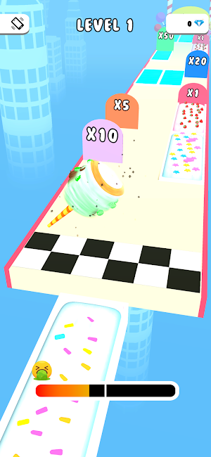 Cotton Candy Runner 3D Screenshot 0