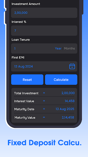 CashLoan - Loan EMI Calculator Screenshot 2