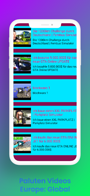 Paluten Videos Europe: Global Screenshot 3