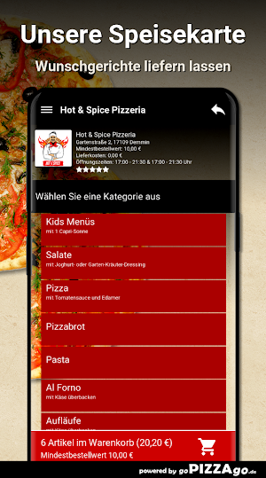Hot - Spice Pizzeria Demmin Screenshot 3
