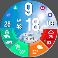 N-SPORT530 Digital Watch Face
