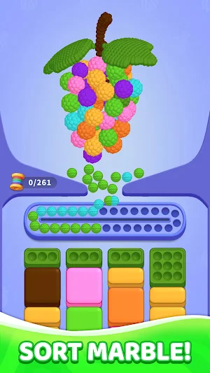Marble Drop: Yarn Sort 3D Screenshot 1