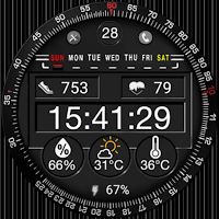 [N-SPORT9] Digital Watch Face
