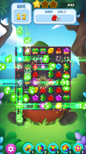 Hunter Jewel - Match 3 Legend Screenshot 1