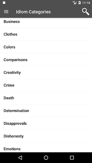 English Idioms and Phrases Screenshot 2