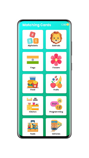 Matching Cards Memory Game Screenshot 0