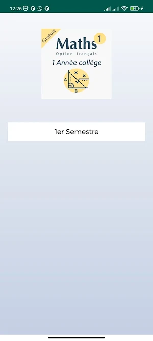 cours de maths 1ere collège Screenshot 3