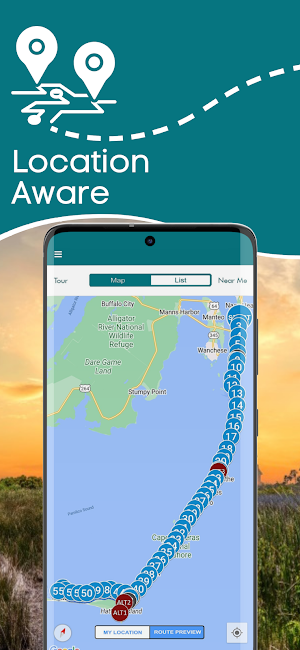 Outer Banks Audio Tour Guide Screenshot 1