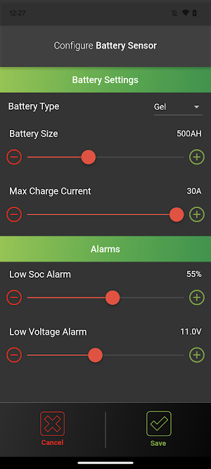 REDARC RedVision Configurator Screenshot 3