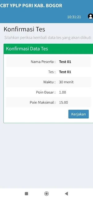 CBT YPLP PGRI KAB. BOGOR Screenshot 3
