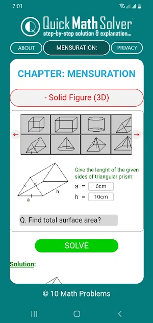 Quick Math Solver Screenshot 3