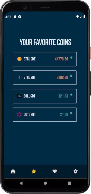 CryptoTicks live crypto charts Screenshot 2