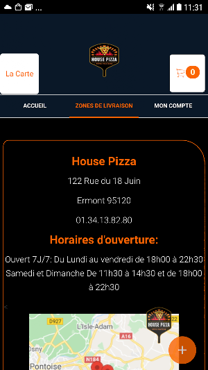 House Pizza Ermont Screenshot 2