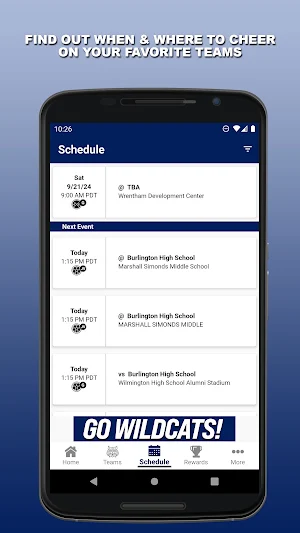 Wilmington Wildcats Athletics Screenshot 1