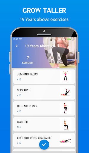 Height Increase Exercises - Grow Taller at Home Screenshot 2