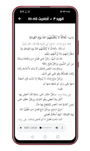 جامع الصحيحين مع الصوت ومكتوب Screenshot 1
