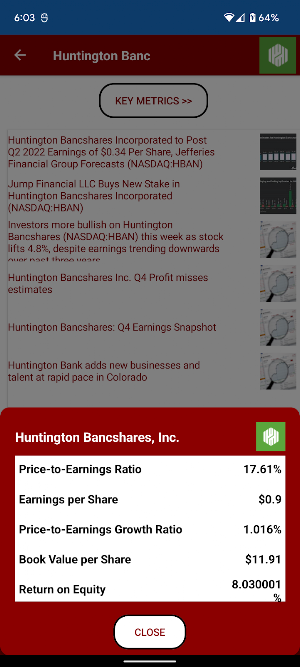 Sector Glance Screenshot 3