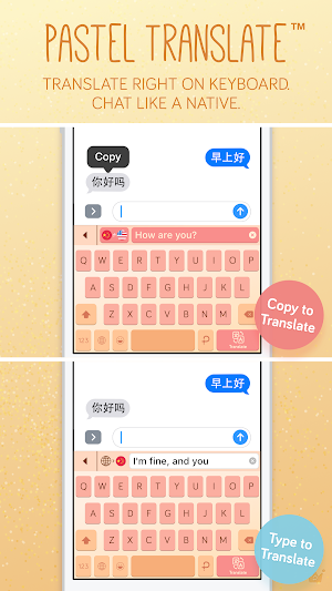 Pastel Keyboard Theme Color - VIP Premium Screenshot 2