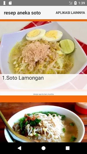 Soto recipe Screenshot 1