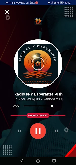 Radio fe Y Esperanza Pishuinco Screenshot 2