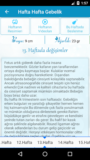 Hamilelik Takibi Screenshot 2
