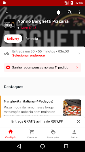 Nonno Barghetti Pizzaria Screenshot 0