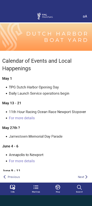 TPG Marinas Screenshot 2