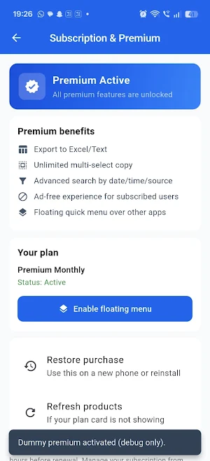 Clipboard- Store What You Copy Screenshot 1