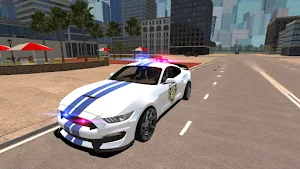 Mustang Police Car Driving Game 2021 Screenshot 2