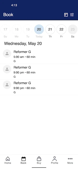 G-Force Reformer Pilates Screenshot 1