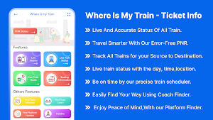 Where Is My Train -Ticket Info Screenshot 0