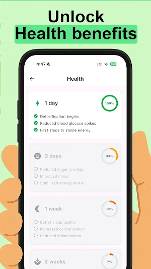 UnSugar: Sugar Detox Challenge Screenshot 1