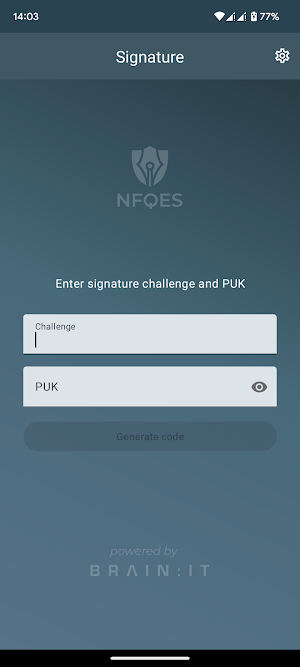 NFQES Qualified Authenticator Screenshot 2