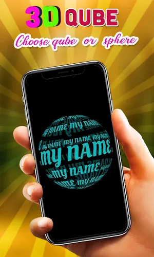 3D My Name Live Wallpaper - Made in India 2020 Screenshot 2
