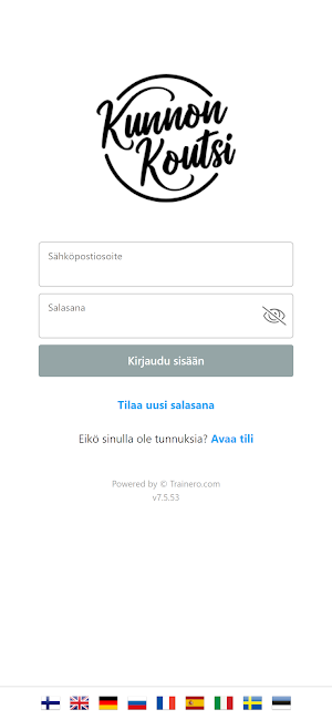 Kunnonkoutsi Screenshot 0