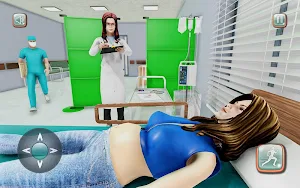 Pregnant Mother Life Simulator: Pregnancy Games 3D Screenshot 0
