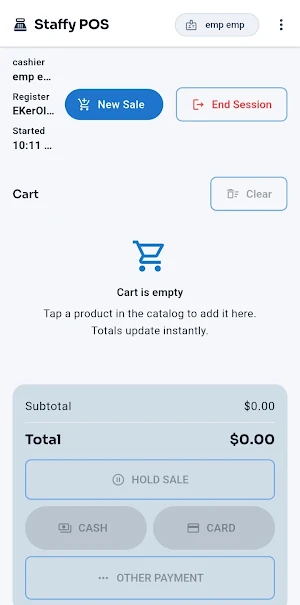 Staffy: POS, Stock & Staff Screenshot 3