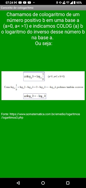 Aprenda logaritmos Screenshot 2