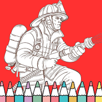 Firefighter Coloring Book