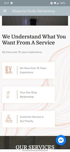 Elegance Studio Barbershop Screenshot 2