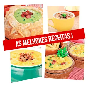 Receitas de sopas : caldos e caldinhos. Screenshot 0