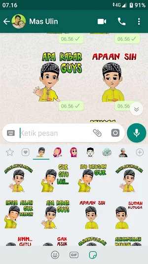 Stiker WA Islami Lengkap (WAStickerApps) Screenshot 2