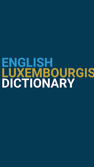 English Luxembourg Dictionary Screenshot 0