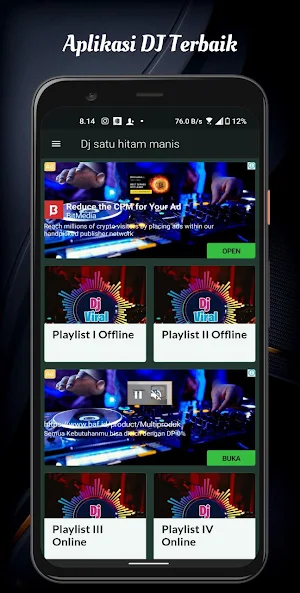 Dj Satu Hitam Manis Screenshot 0
