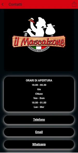 Pizzeria Il Mascalzone - APP Screenshot 0