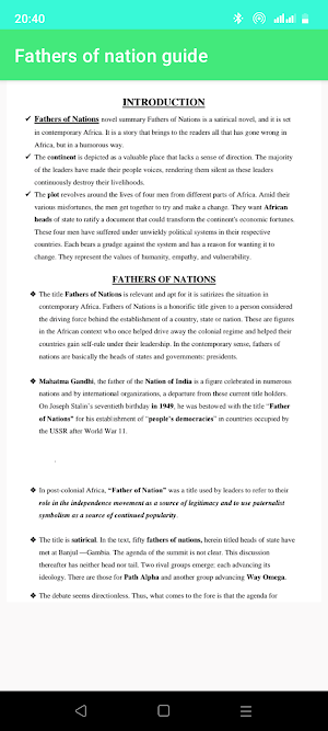 Father of nations book guide Screenshot 1
